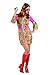 Produktbild Thetru 2094 Damenkostüm Hippie Flower Power Peace 70er Jahre 70s Kostüm Damen Karneval Fasching