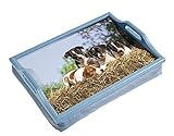 Aidapt Wooden Lap Tray with Cushion, Puppies