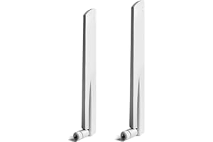 Wodgreat 4G LTE Antenna SMA 10dBi (Pack of 2) Omnidirectional SMA Antenna 4G Antenna 22 cm Compatible with Mobile Phone 4G Mobile Router IP Camera Huawei B525, B612, B593, Vodafone, Zte mf286 - White