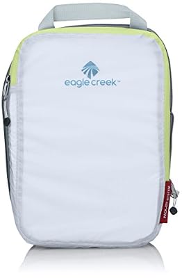 Eagle Creek Packtasche Pack-It Specter Compression Cube Small platzsparende Kofferorganizer für die Reise Organiseur de bagage, 26 cm, 6 liters, Blanc (White/strobe)
