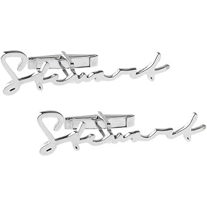MOSKAI® Custom Name Cufflinks for Men – Personalized Cuff Links for Wedding, Anniversary, Birthday – Custom Jewelry Gift for Him