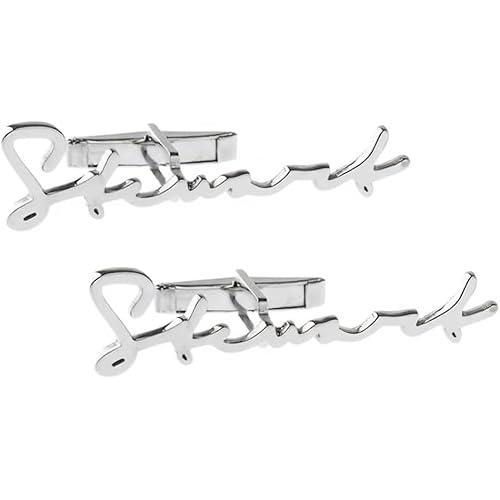 MOSKAI® Custom Name Cufflinks for Men – Personalized Cuff Links for Wedding, Anniversary, Birthday – Custom Jewelry Gift for Him