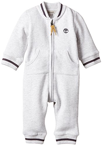 Timberland Baby-Boys T97231 All in One Snowsuit, Grey (Gris Clair Chine), 0-3 Months (Manufacturer Size:03 Months)