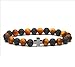 Produktbild Stillshine - Chakras Yoga Meditation Healing Balancing Runde Stein Perlen Stretch Perle Kette, Charm Herren Frauen Geschenkbox (Stil 3)