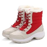 Sus pies no se cansa, AUNQUE caminar por horas: Fabricado con materiales de primera calidad, estas botas de invierno son muy suaves y se ajustan a la forma de su pie, que le proporciona un confort óptimo mientras camina o está parado. Incluso si usted usa estos botines planos de horas, sus pies estarán contentos!