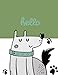 Produktbild Hello: Hello dog on green cover and Dot Graph Line Sketch pages, Extra large (8.5 x 11) inches, 110 pages, White paper, Sketch, Notebook journal (Hello dog on green notebook)