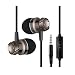 Produktbild CNHONIn-Ears Stereo Kopfhörer/In Ear Ohrhörer mit Schutz vor Schweiß&Lärm inklusive Mikrofon kompatibel mit iPhone/iPad/iPod und Samsung bzw andere Android-Geräte usw ,Schwarz