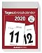 Produktbild Tagesabreißkalender XL 2020 - Wandkalender - Bürokalender (8 x 11) - 1 Tag 1 Seite - mit Sudokus, Rezepten, Rätseln uvm.