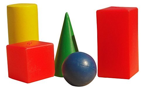 Wisetime 3D Plastic Shapes (Pack Of 5 Pc)