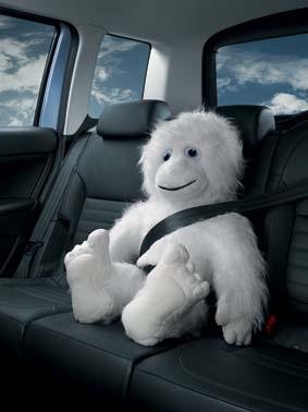 Preisvergleich Produktbild Original Skoda Plüschfigur Plüschtier Teddy Yeti