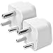 Produktbild kwmobile 2X Reiseadapter Typ-D - Reise Adapter zu Typ D Steckdose in z. B. Indien Sri Lanka Nepal - Stromadapter Urlaub Weiß