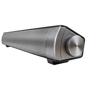 TV Sound Bar HiFi Mini Subwoof Speaker Home TV Soundbar Remote Control Speaker (Black) Accessory