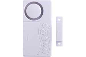 ACTPE Door Opening Sensor Wireless Time Delay Door Alarm Door Sensor Door and Window Security Alarm Home Security for Kid Older Freezer Apartment, 108dB Adjustable