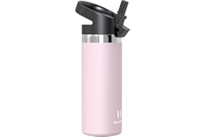 Super Sparrow Borraccia Termica - 500ml, 750ml, 1000ml, 1.2L, 1.5L- SwivelSip Inox Bottiglia - Senza BPA Borracce Termiche, Borraccia Ergonomica per Bambini, Sportiva, Bici, Campeggio, Palestra