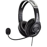 PC USB Headset Kopfhörer Skype Headset Spracherkennung Headset für Dragon Diktat mit Noise Cancelling Mikrofon und Call Button