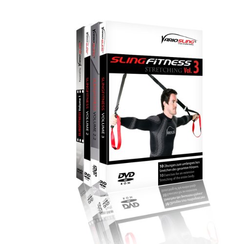 Variosling® Sling Trainer mit PROFI Umlenkrolle inkl. Schlingentrainer DVD, Türanker, Poster MADE IN GERMANY - 6