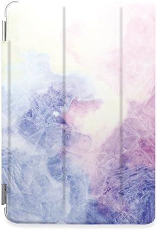 Apple New iPad 9.7" (2017) Case, CasesByLorraine Pastel Color Purple Paint Stylish Smart Cover for New iPad 9.7 inch (2017) with auto Sleep &amp; Wake function - X20