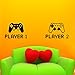 Produktbild masrin Spiel Foever Eat Sleep Game On Gamepad Muster Wallsticker Set Home Decor Funny Slogan Lifestyle Zitat bedruckt Modern PS PS2 PS3 PS4 Controller Pad Dualshock Wand Aufkleber für Hardcore Video Game Player, schwarz