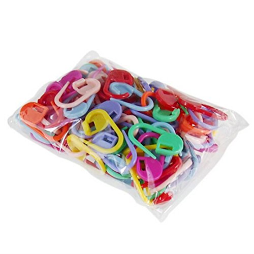 EXIU 50 Stück Bunt Stricken Häkeln Sperrung Stich Marker
