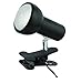 Produktbild Busch Klammerleuchte "Eifel", R80 schwarz mit Chromgelenk, 1er Spot E27 mit Schnurschalter, bis 75W belastbar