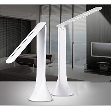 Stoog Lampe de table 18 LED, Lampe de lecture Lampe de bureau Flexible, 3 Mode de Luminosité Régleable par Contrôleur Interrupteur Tactile, Bras extensible 180 degré, meilleur soins des yeux 1.8W 