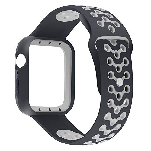 Preisvergleich Produktbild Weiches Silikonarmband für Apple Watch Series 4 44mm
