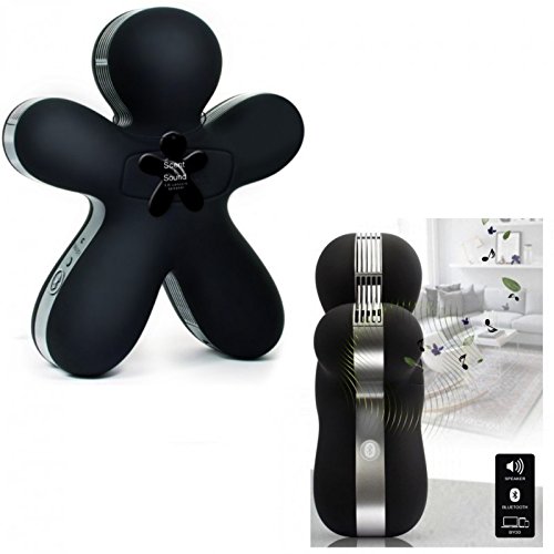Mr&Mrs Fragrance Diffuseur électronique de Parfum George Soft Touch, Plastique, Noir