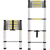 Packtech Al&uuml;minyum Teleskopik Merdiven (SE&Ccedil;ENEKLİ) (2.6 Metre - 9 Basamak)