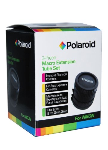 Polaroid PL-EXTN-5 Adaptateur d objectifs d appareil Photo - Adaptateurs d objectifs d appareil Photo  Nikon 1  Noir  Nikon DSLR 
