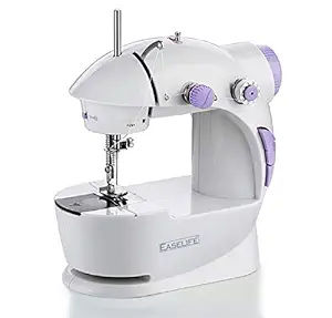 Easelife Plastic Portable Multi Functional Electric Sewing Machines for Home Household Repair Kit for Fabric and Kids Cloth (Color May Vary)