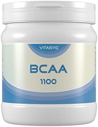 Vitasyg BCAA 1100 - 1100 mg BCAA per Capsule, 300 Capsules, with Vitamin B6, Made in Germany, 384 g