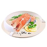ZIME Elderly Plastic Plate Plus Plate Guard, Prevent Food from Sliding Off Dish