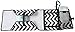 Boo Moi - Baby Changing Mat and Mini Bag - Nappy Changing Station - Travel Mat - Mini Bag. Black and White Chevron Design. Lightweight, Waterproof and Durable. Wipe Clean, Cushioned Changing Pad. Wide Padded Change Pad