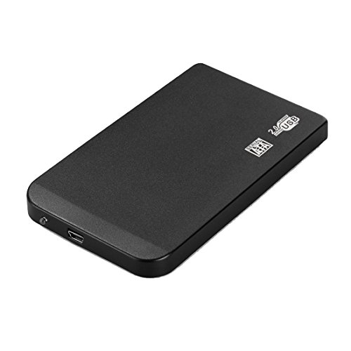Fall für SATA HDD High Speed USB 2.0 externes Gehäuse SATA HDD und SSD in 2.5 '' Black