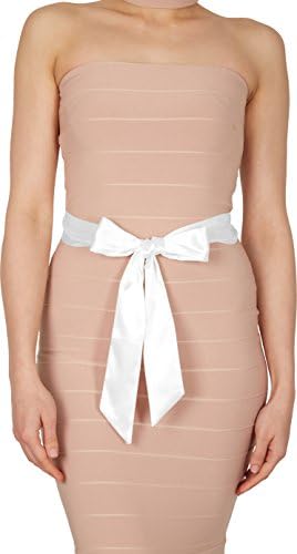 BlackButterfly Bridal Wedding Bridesmaid Satin Sash Belt