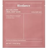 Biodance BioCollagen Deep Facial Mask, Moisturizing and Firming Korean Skincare with Hyaluronic Acid, Niacinamide and Galacto