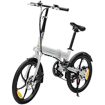 Windgoo Bicicleta Electrica Plegables, 350W Motor Bicicleta ...