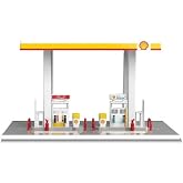 CCA Shell Benzin İstasyonu Diorama Maketi, 1/64 &Ouml;l&ccedil;ekli | Cca Lisanslı 1/64 &Ouml;l&ccedil;ek Shell Benzin İstasyonu Diorama Maketi - Die