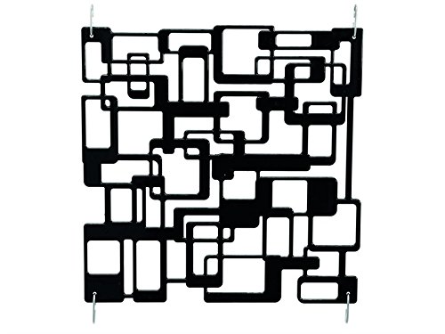 Preisvergleich Produktbild europalms Raumteiler, Labyrint,4Stk 29x29cm Schwarz