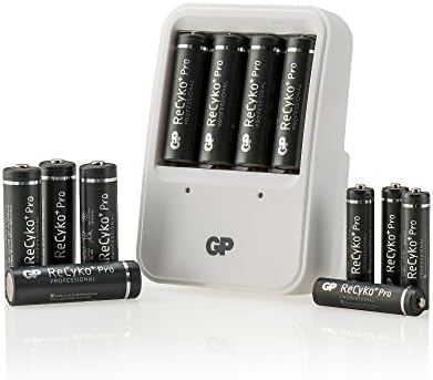 ReCyko+ Rechargeable AA &amp; AAA Batteries and Charger, Pack of 12