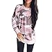 Produktbild Damen Camouflage Shirt,Sunday Damen Mädchen Pullover Tops Casual Loose T-Shirt Tunika Longsleeve Oberteil