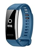 Igemy Silikon Ersatzband für Huawei Band 2/Band 2 Pro Smart Watch (Blau)