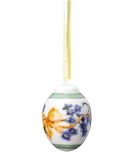 Hutschenreuther Mini œuf De Prairie Printanier Anémone – Porcelaine Multicolore 3,4 X 5,2 Cm – Collection Printemps 2023