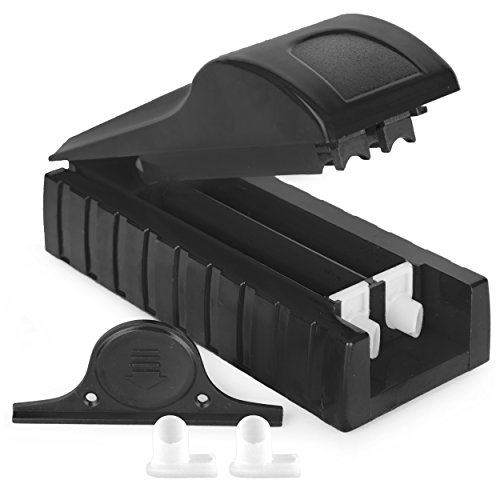 Oramics Zigarettenstopfer Stopfmaschine schwarz für alle beliebigen Tabaksorten, 2 Zigaretten gleichzeitig stopfen, Zigarettenstopfmaschine - 5