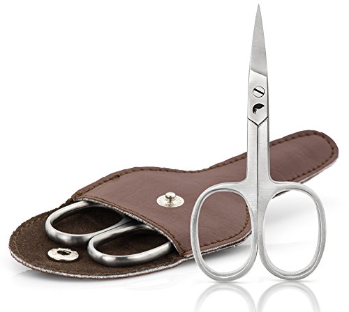 Pamara Nail Scissors | Extra Sharp Nail Scissors incl. Leather Case | Manicure and Pedicure for Men and Women