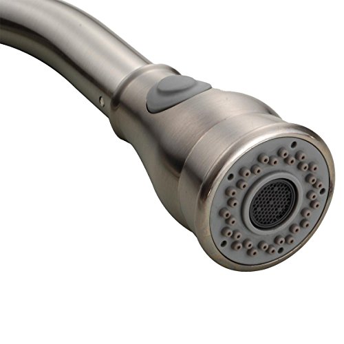 Wasserarmatur Küchenarmatur Waschtischarmatur Wasserhahn Einhebelmischer drehbar ausziehbar - 5