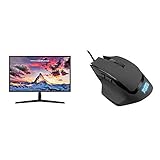 Ergonomisches Design Samsung S24F356F Monitor, 59,8 cm (23,5 Zoll), schwarz & Sharkoon Shark Force Gaming Maus schwarz