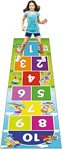 NVD Jumbo Play Game for Kids & Adults Family Game, Floor Game,Child Learning Game (2.5 feet x 8 feet- PVC Flex Material) Count and Jump Floor Games