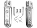Tengchang Black Motorcycles Footrests Foot Pegs For HONDA VTR1000 1997 1998 1999 2000 2001 2002 2003 VFR800 1998-2002