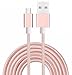 Price comparison product image ONX3 (Rose Gold) Premium Quality 1 Meter USB Type-C Cable Nylon Braided Fast Charging and Data Transfer Cable with Reversible Connector for Samsung Galaxy A5 (2017)